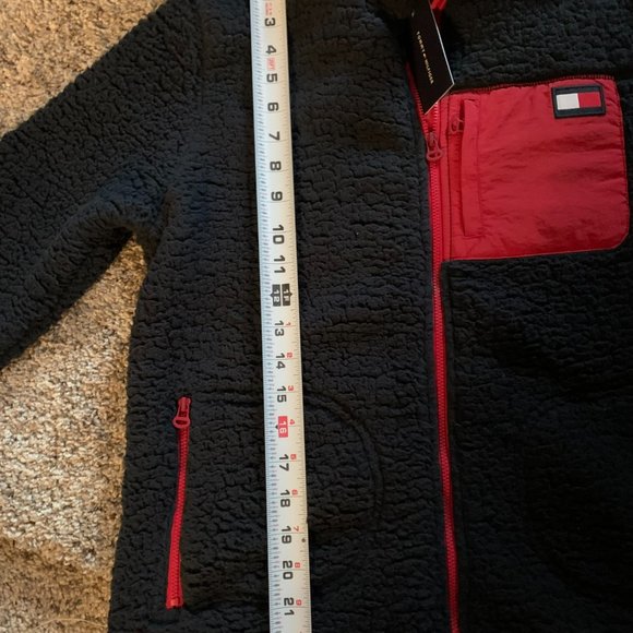 Tommy Hilfiger NWT fleece zip-front jacket - Picture 8 of 10